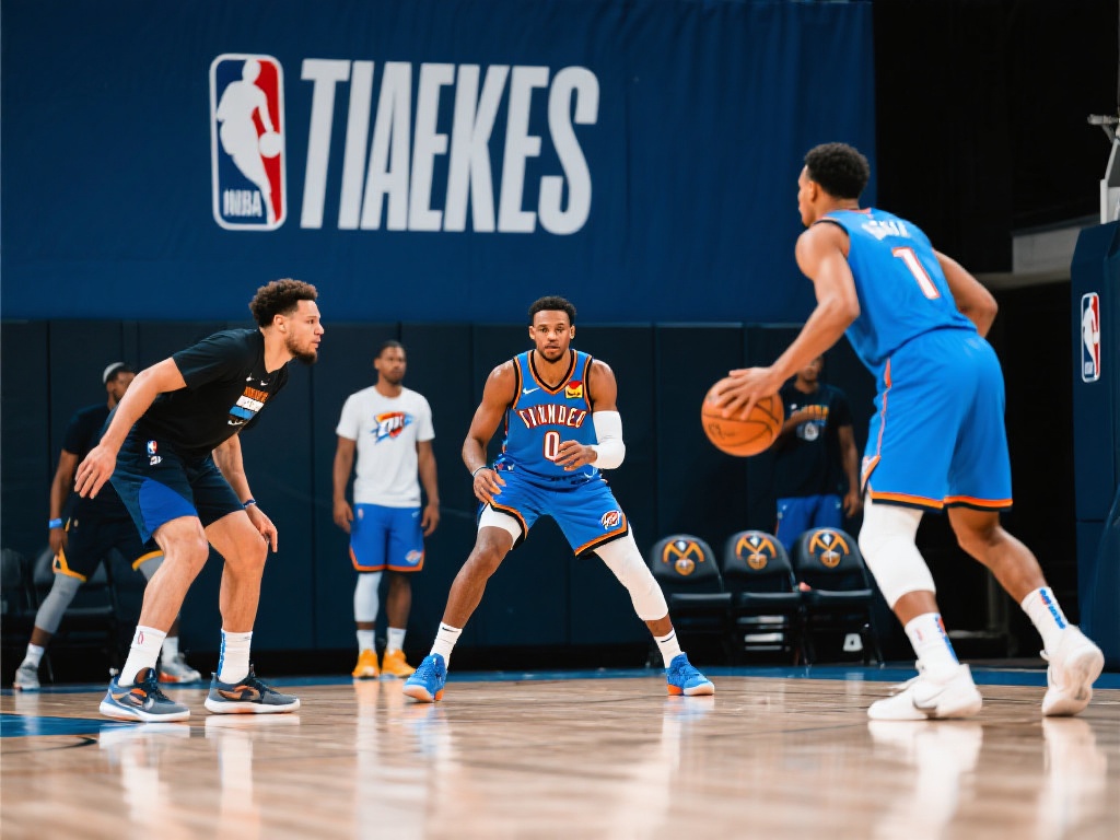 雷霆全力备战！球员训练照提前预热明日G1